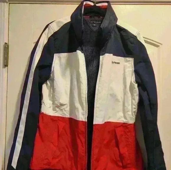 Tommy Hilfiger women's lined, zipper, jacket with hood.h Worn 1x size S - Picture 1 of 16